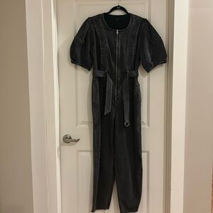 NWOT All Saints Denim Jumpsuit